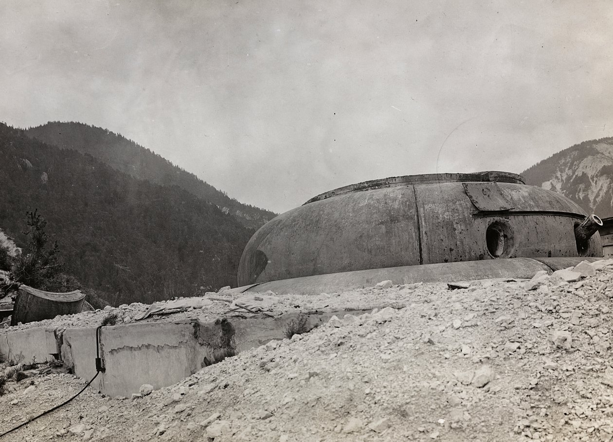 Album "Meine weltkriegs - Erinnerungen South-West Front (Karinthië, Italië, Zuid-Tirol) 31/03/1915-12/11/1918 - Josef Zohles Wien": Fort Hensel door Josef Zohles