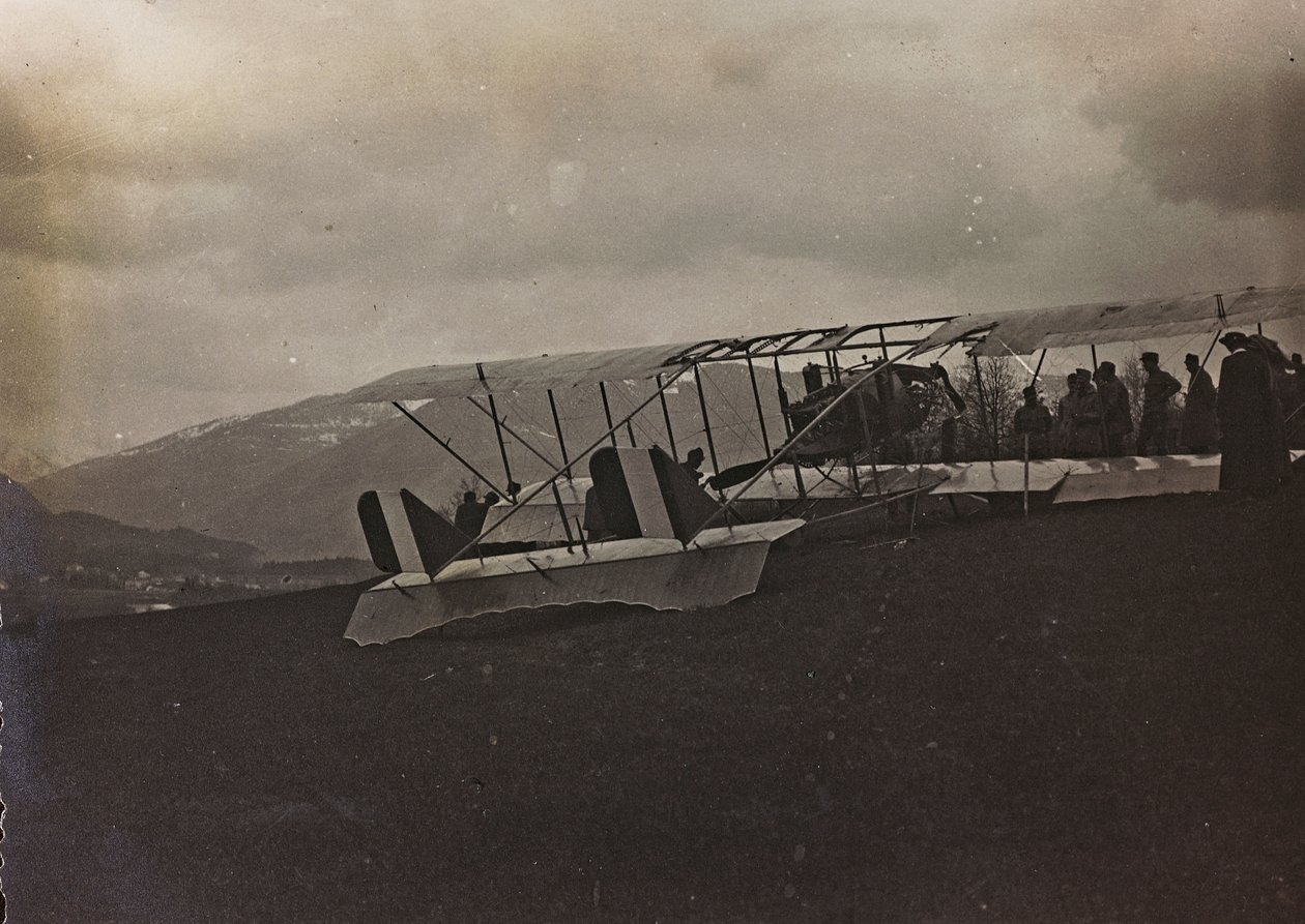 Album "Meine weltkriegs - Erinnerungen South-West Front (Karinthië, Italië, Zuid-Tirol) 31/03/1915-12/11/1918 - Josef Zohles Wien": Oostenrijkse soldaten met een mi door Josef Zohles