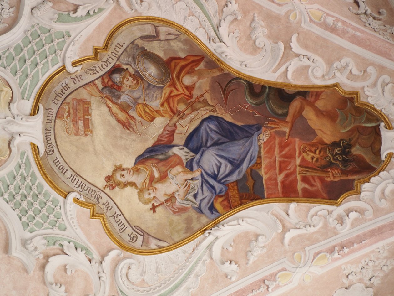 Illustratie van het Magnificat door Joseph Andreas Mörz