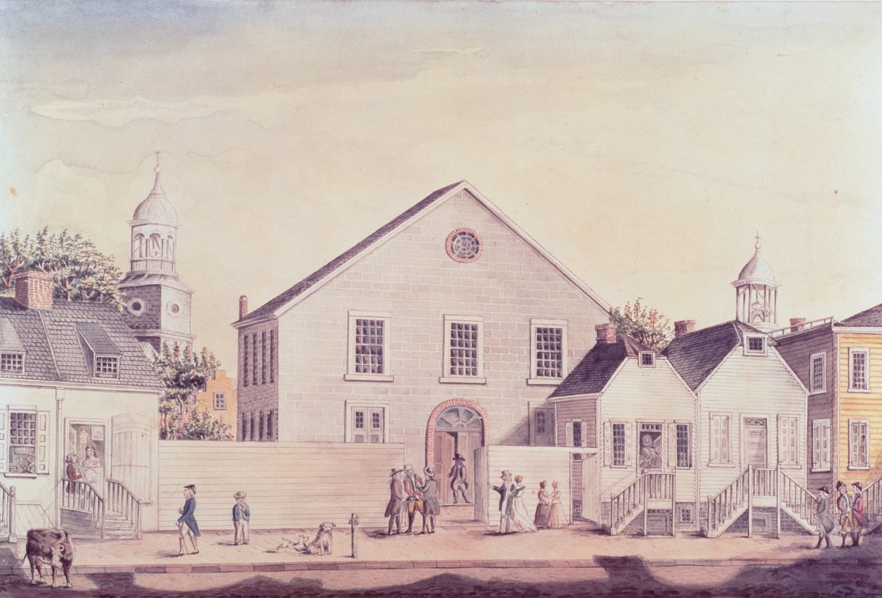 De Eerste Methodistische Episcopale Kerk in Amerika, 1868 door Joseph B. Smith