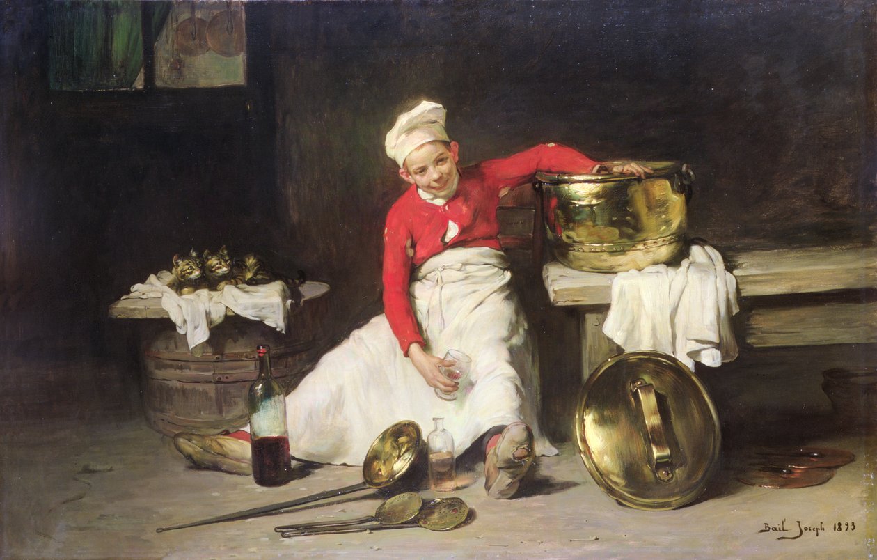 Keukenjongen, 1893 door Joseph Bail