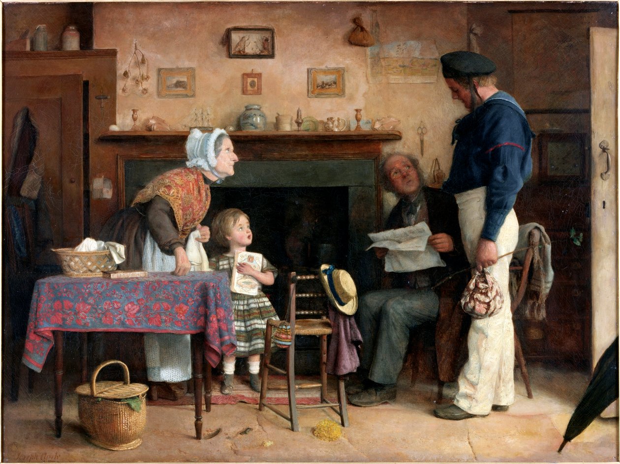 De Terugkeer van de Wegrennende, ca.1862 door Joseph Clark