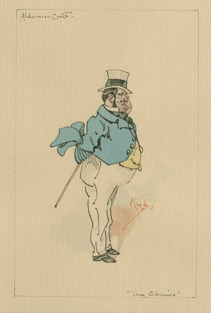 Alderman Cute - The Chimes door Joseph Clayton Clarke