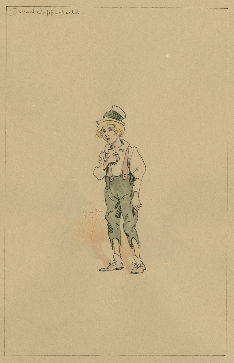 David Copperfield, c.1920s door Joseph Clayton Clarke