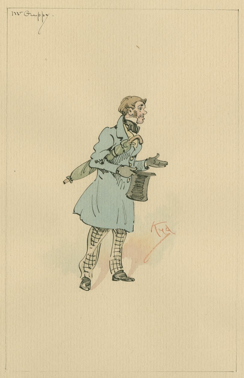 Mr Guppy, ca. 1920s door Joseph Clayton Clarke