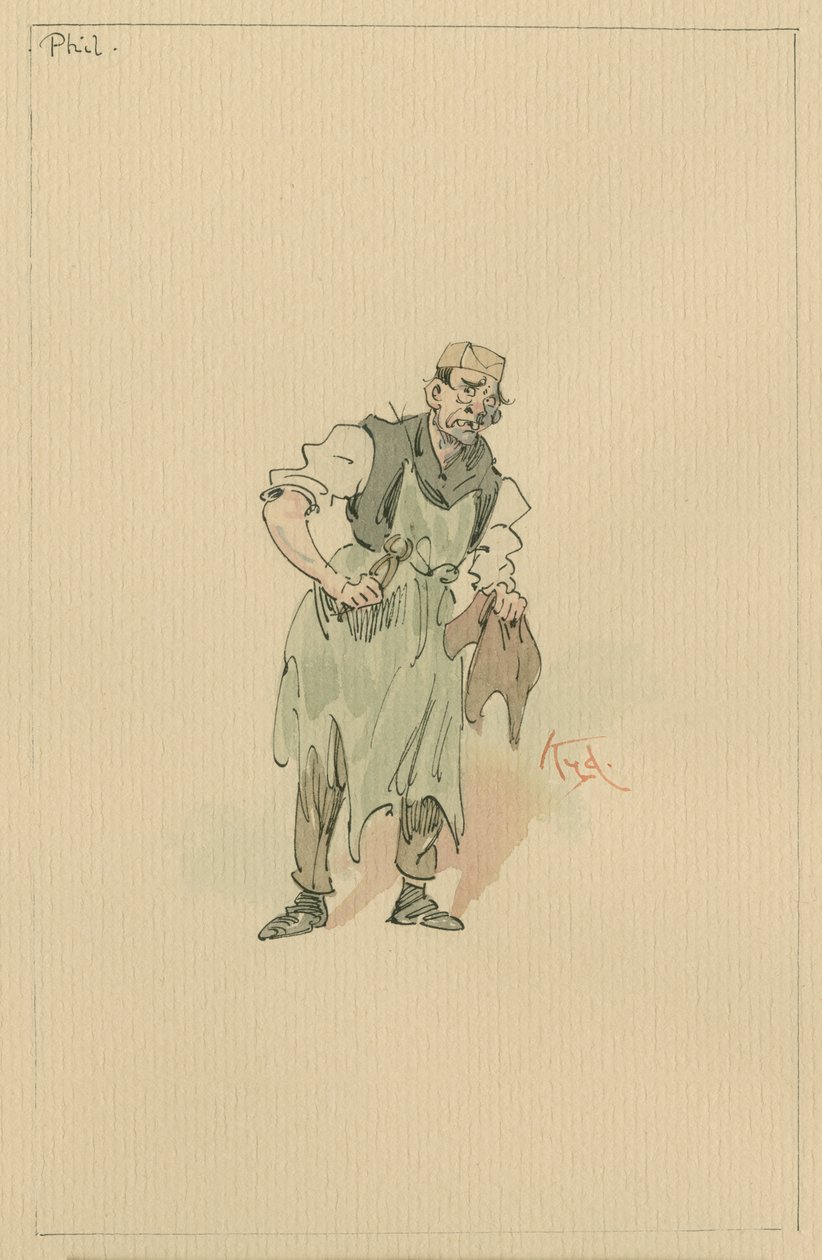Phil Squod, c.1920s door Joseph Clayton Clarke