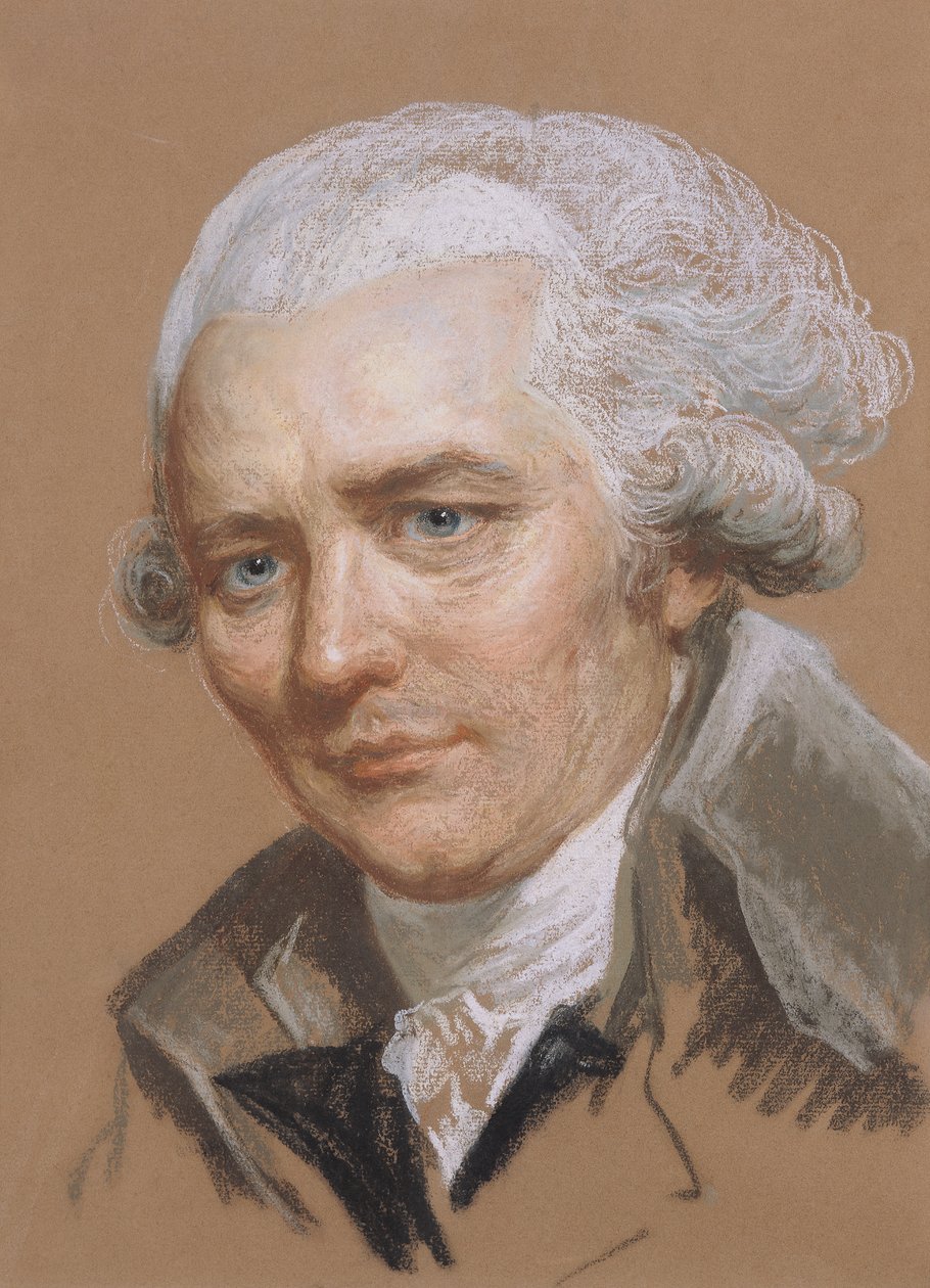 Portret van Pierre Choderlos De Laclos (1741-1803), officier en Franse schrijver door Joseph Ducreux