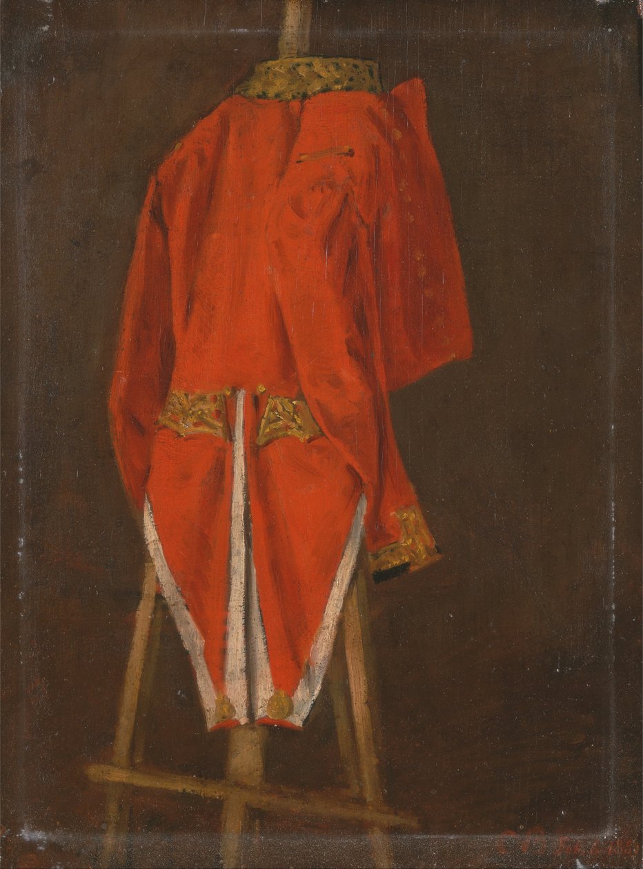 Studie van een Jas Behorend aan John, 11e Graaf van Westmorland door Joseph Edgar Boehm