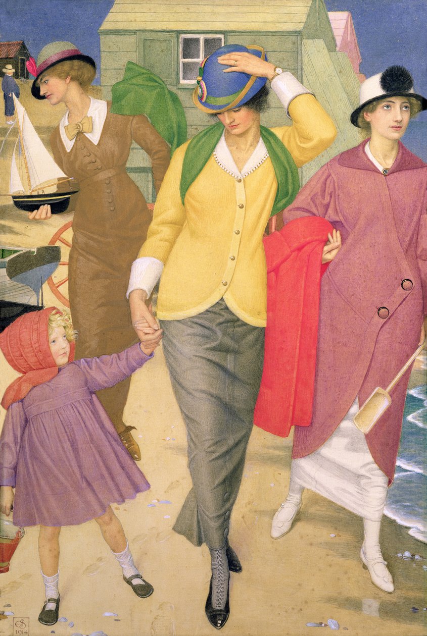 Langs de Kust, 1914 door Joseph Edward Southall