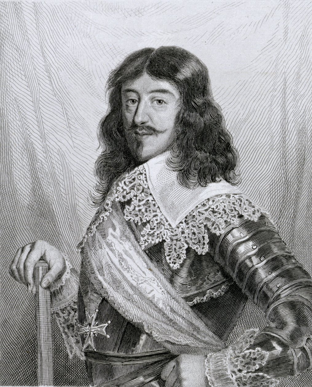 Lodewijk XIII (1601-43) koning van Frankrijk, gegraveerd door Pannier door Joseph Leon Rolland de Lestang Parade