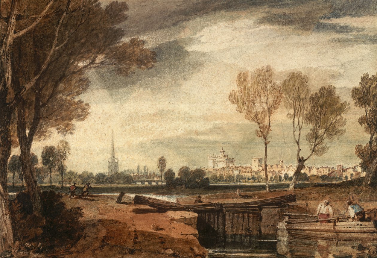 Abingdon, Oxfordshire, c.1805 door Joseph Mallord William Turner