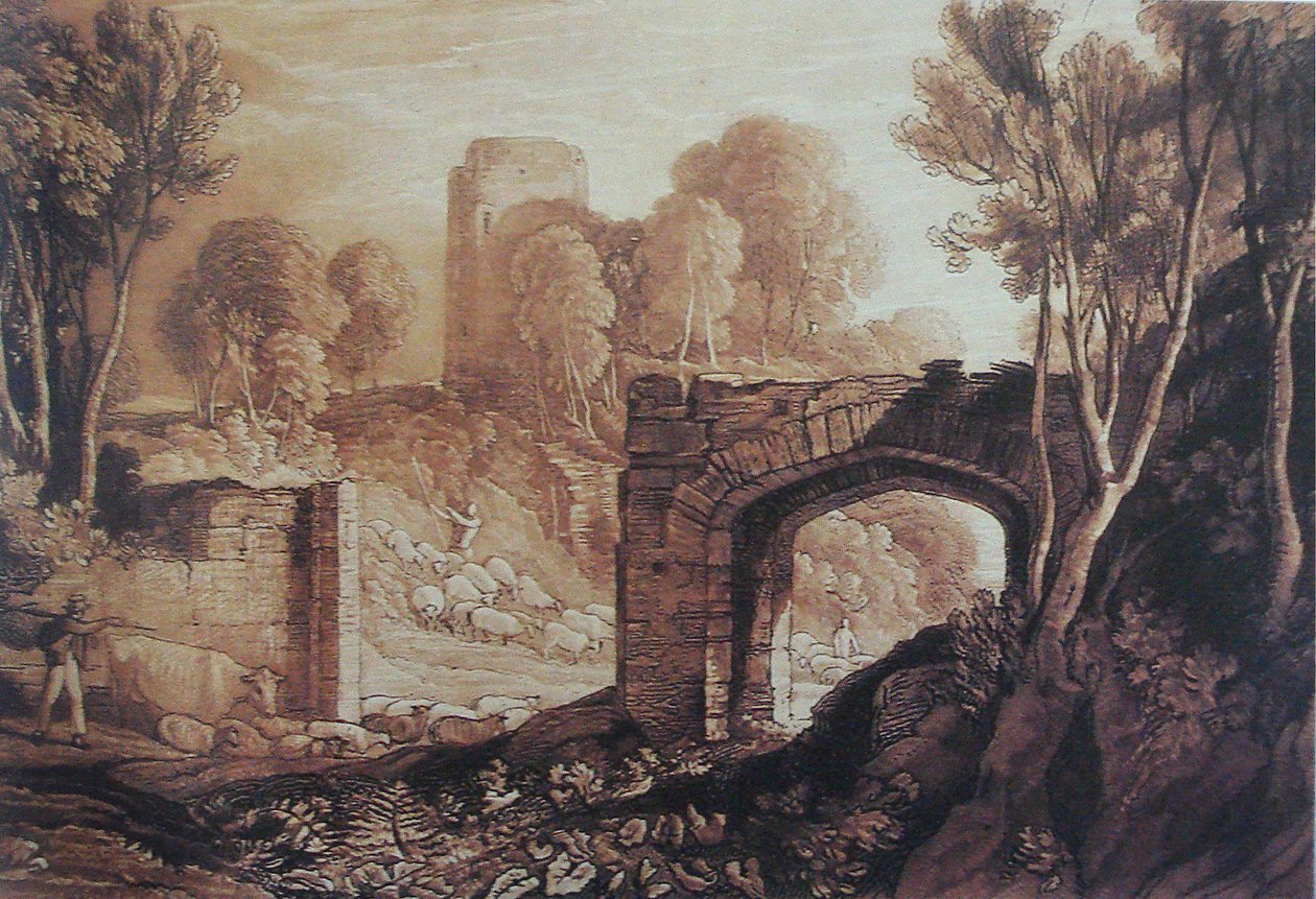 Oostpoort Winchelsea door Joseph Mallord William Turner