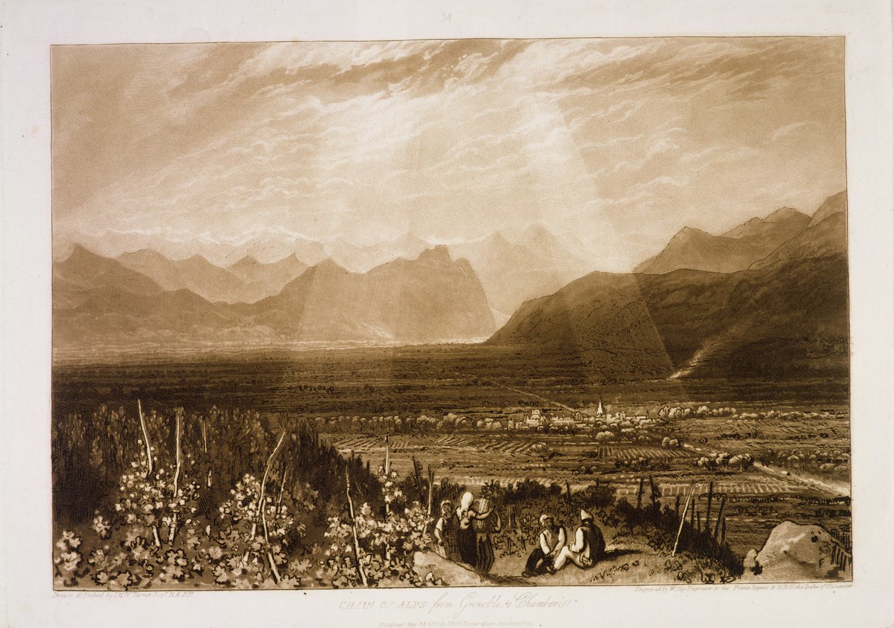 F.49.I Alpenketen van Grenoble naar Chamberi, uit de 