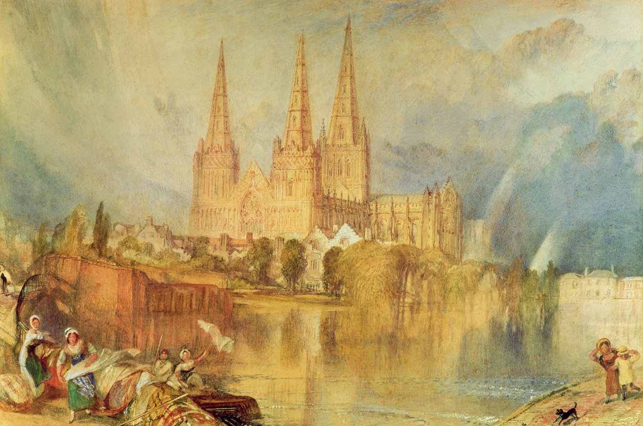 Lichfield, ca. 1830-35 door Joseph Mallord William Turner