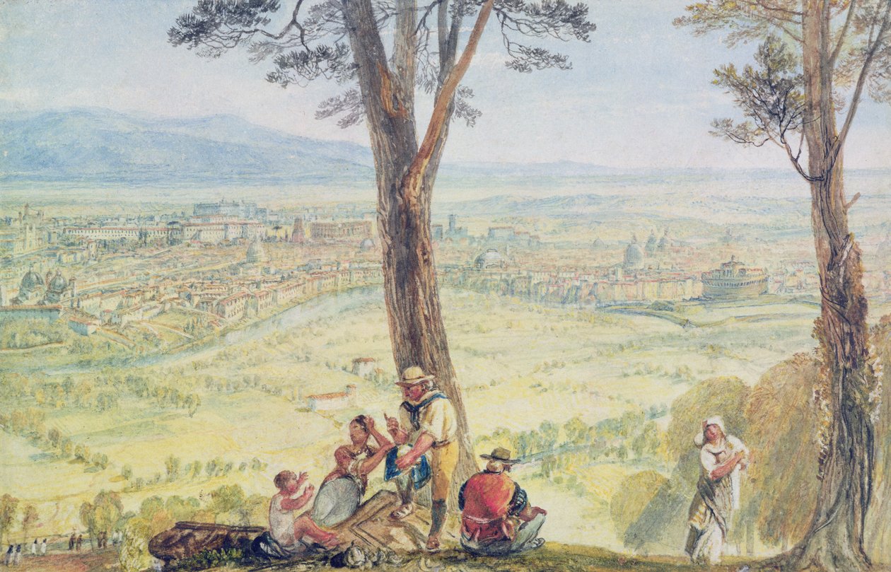 Rome vanaf Monte Mario door Joseph Mallord William Turner