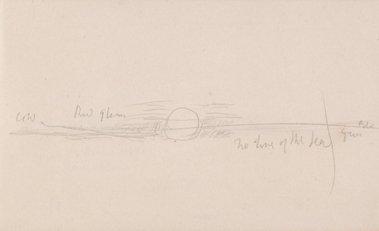 Het Kanaalschetsboek door Joseph Mallord William Turner