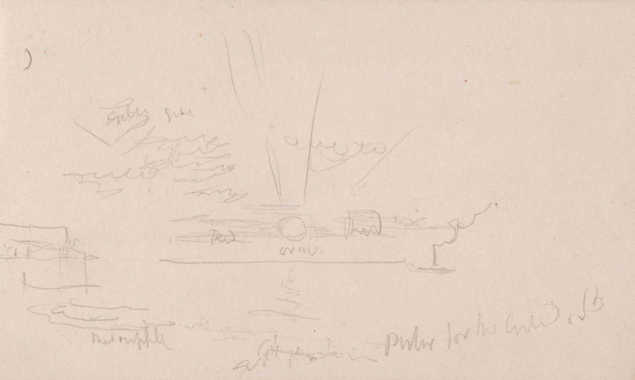 Het Kanaalschetsboek door Joseph Mallord William Turner