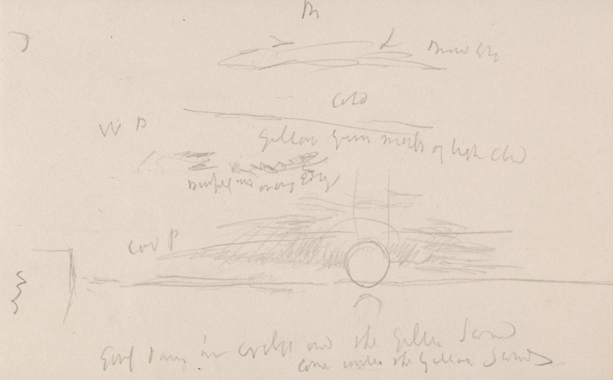 Het Kanaalschetsboek door Joseph Mallord William Turner