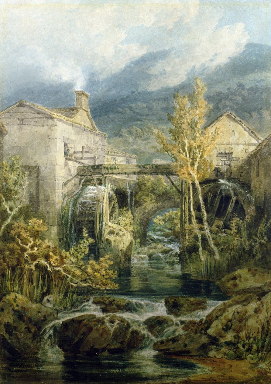De Oude Molen, Ambleside door Joseph Mallord William Turner