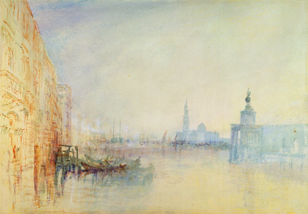 Venetië, de monding van het Canal Grande, ca. 1840 door Joseph Mallord William Turner