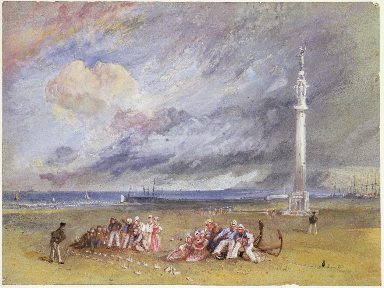 Yarmouth Sands, c.1824-30 door Joseph Mallord William Turner