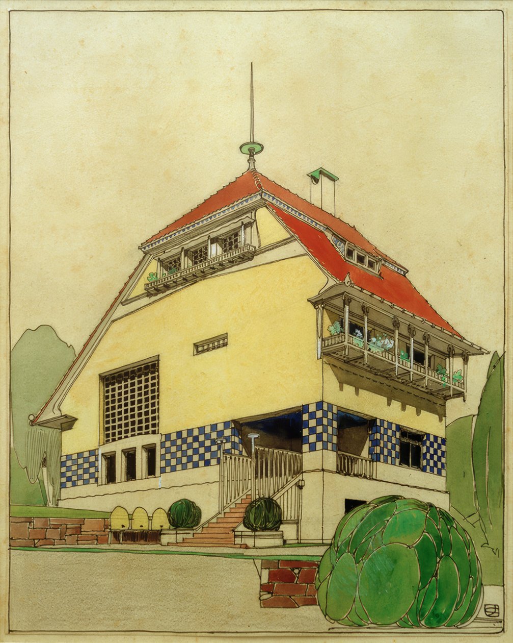 Joseph Maria Olbrich door Joseph Maria Olbrich