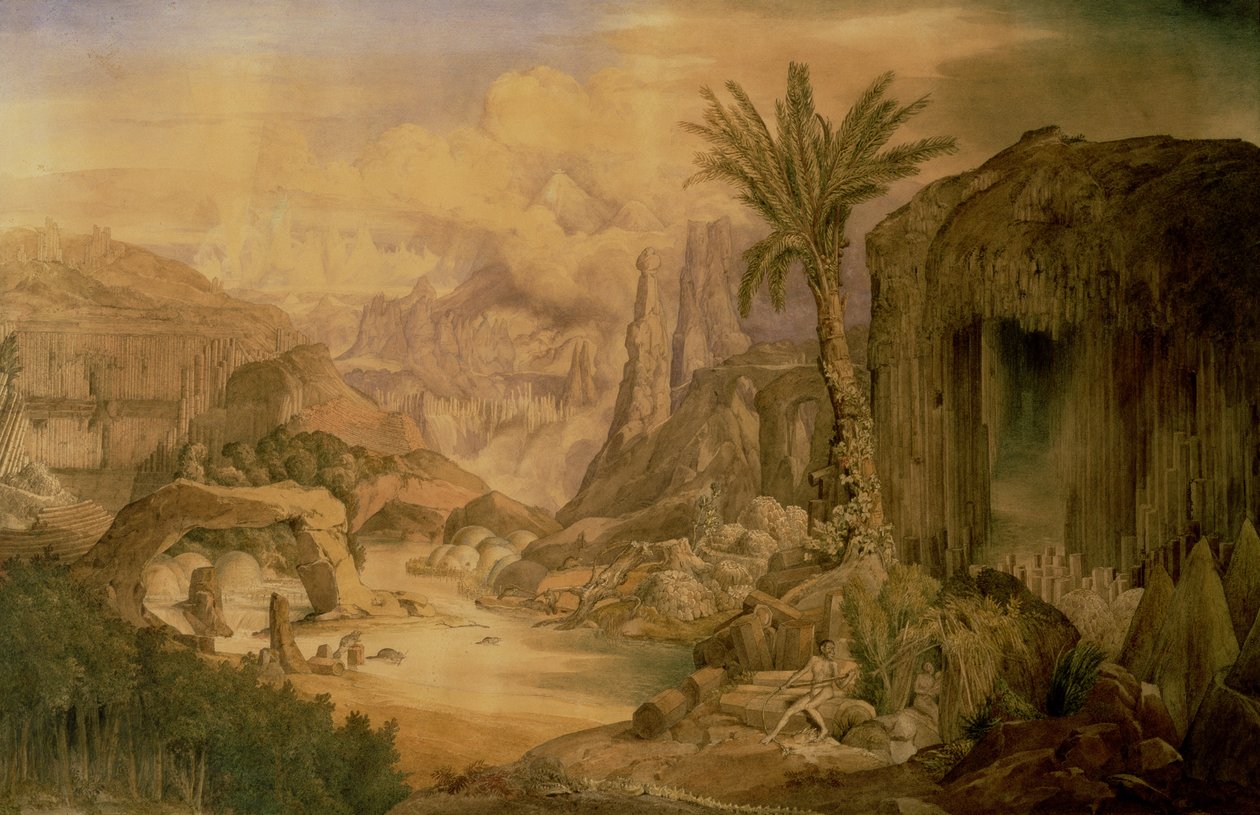Architectuur: Zijn Natuurlijke Model, c.1838 door Joseph Michael Gandy
