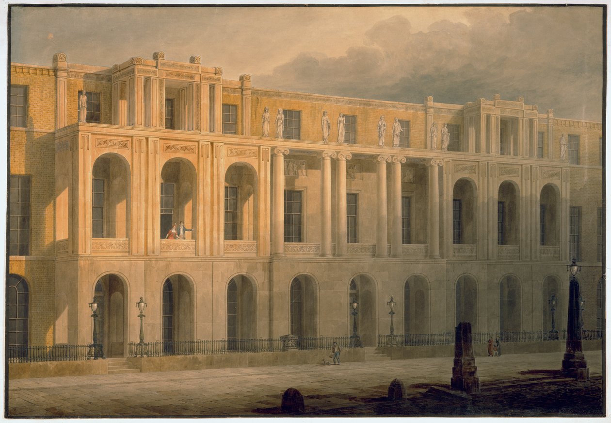 Ontwerp voor een uitgebreide gevel voor 13-15 Lincoln