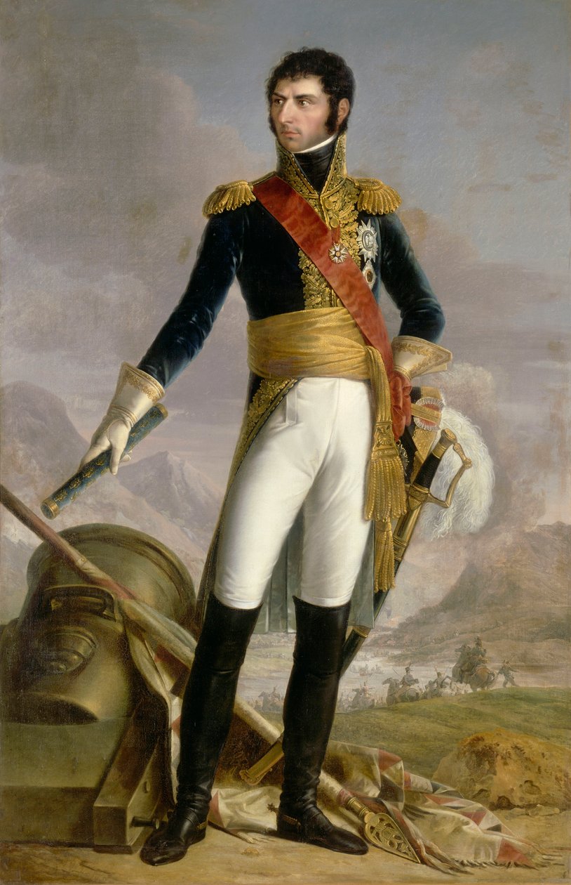 Jean Baptiste Bernadotte, Maarschalk van Frankrijk, Koning van Zweden en Noorwegen, 1818 door Joseph Nicolas Jouy