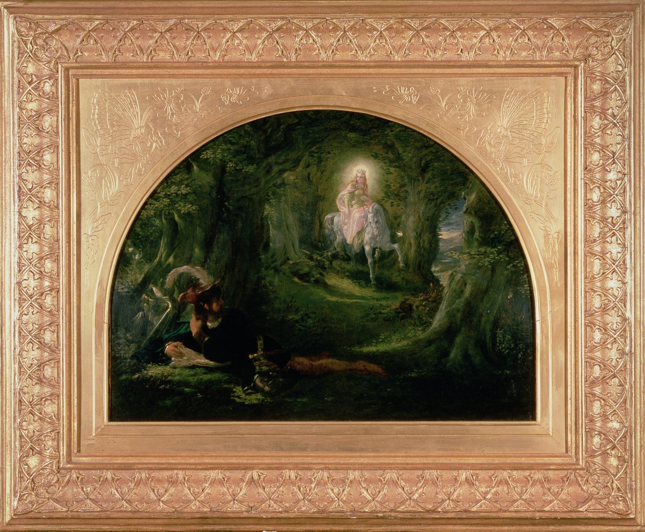 La Belle Dame Sans Merci (Het verhaal van Thomas Rhymer) door Joseph Noel Paton