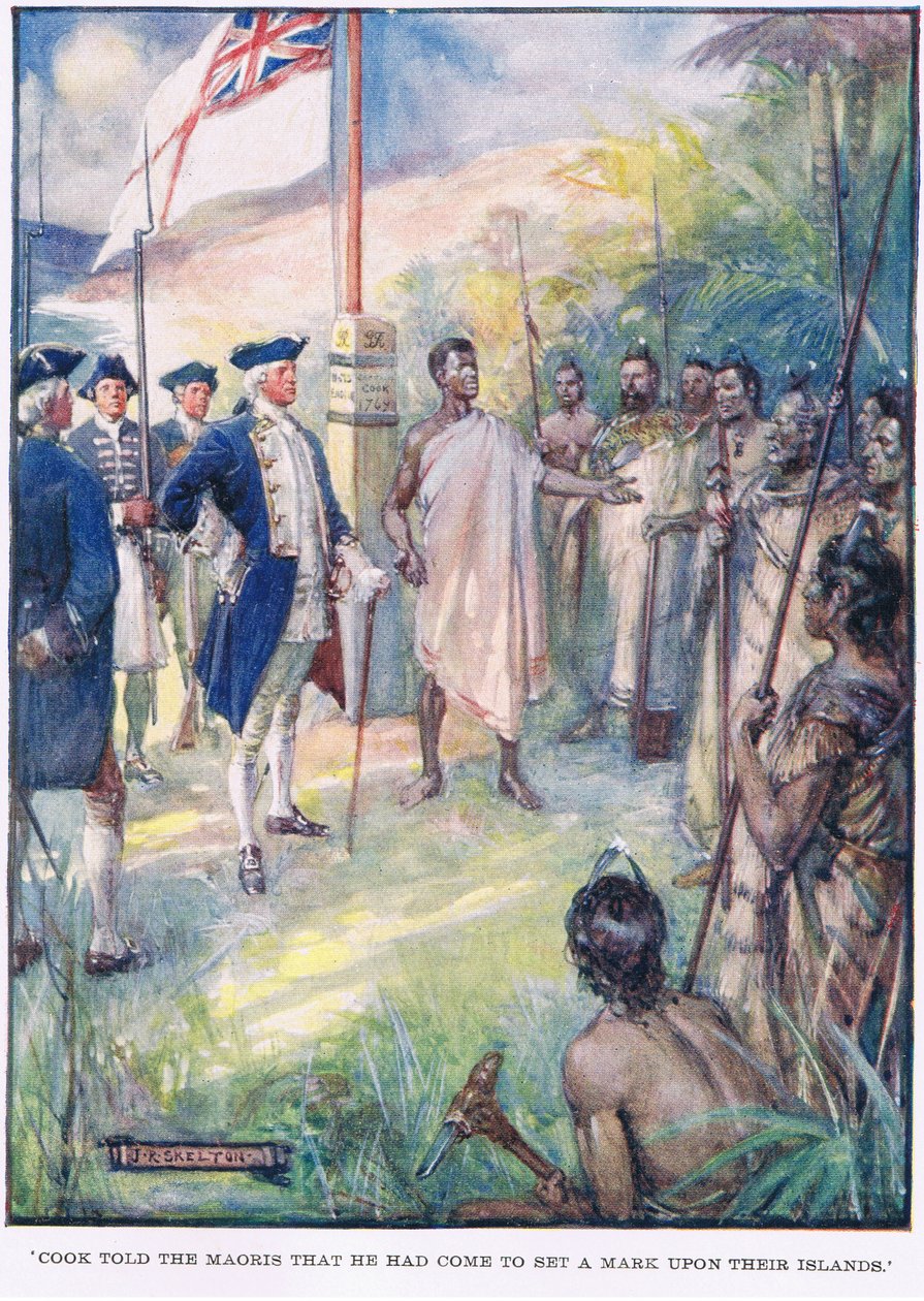 Cook vertelde de Maori