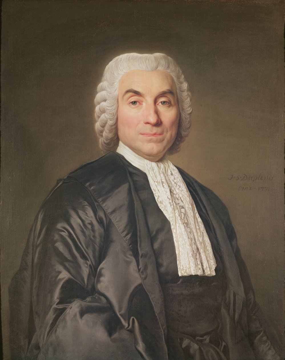 Portret van J.B. Francois, Graaf van de Michodière, Provoost van de Kooplieden van 1772 tot 1778 door Joseph Siffred Duplessis
