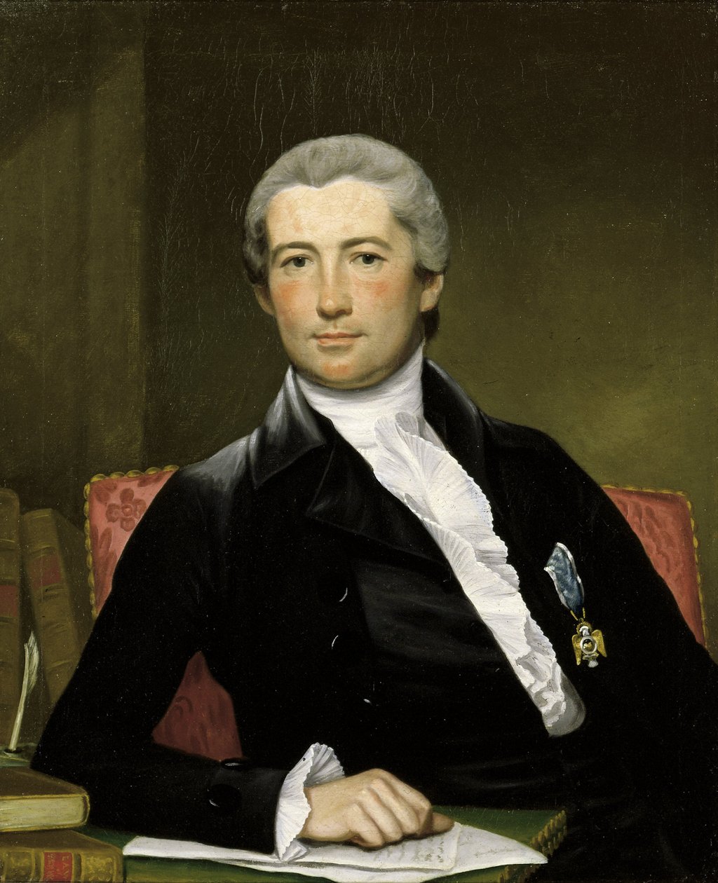 Portret van Generaal Giles door Joseph Wright of Derby