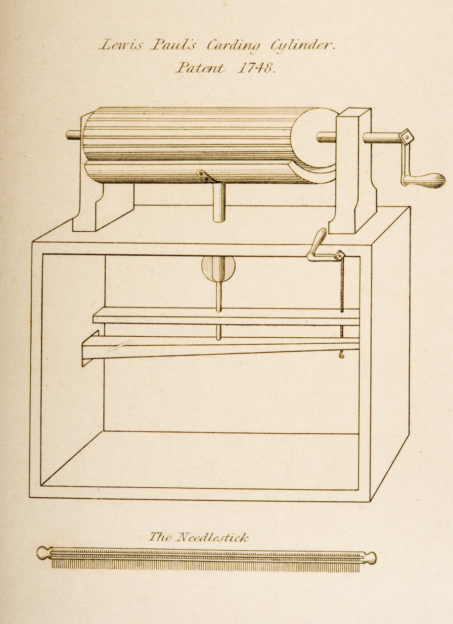 Tekening van Lewis Paul