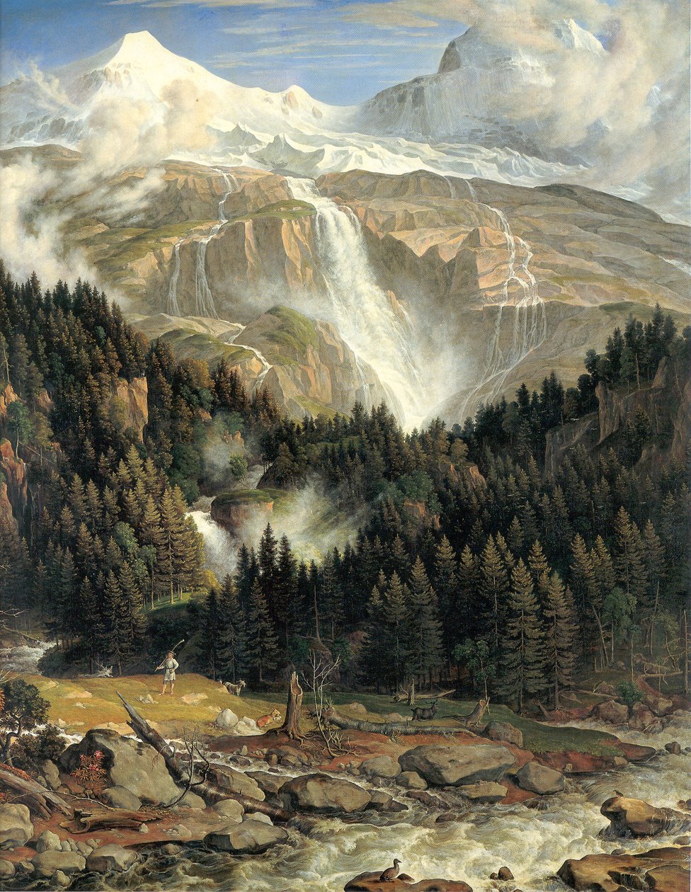 De Schmadribach-waterval door Joseph Anton Koch