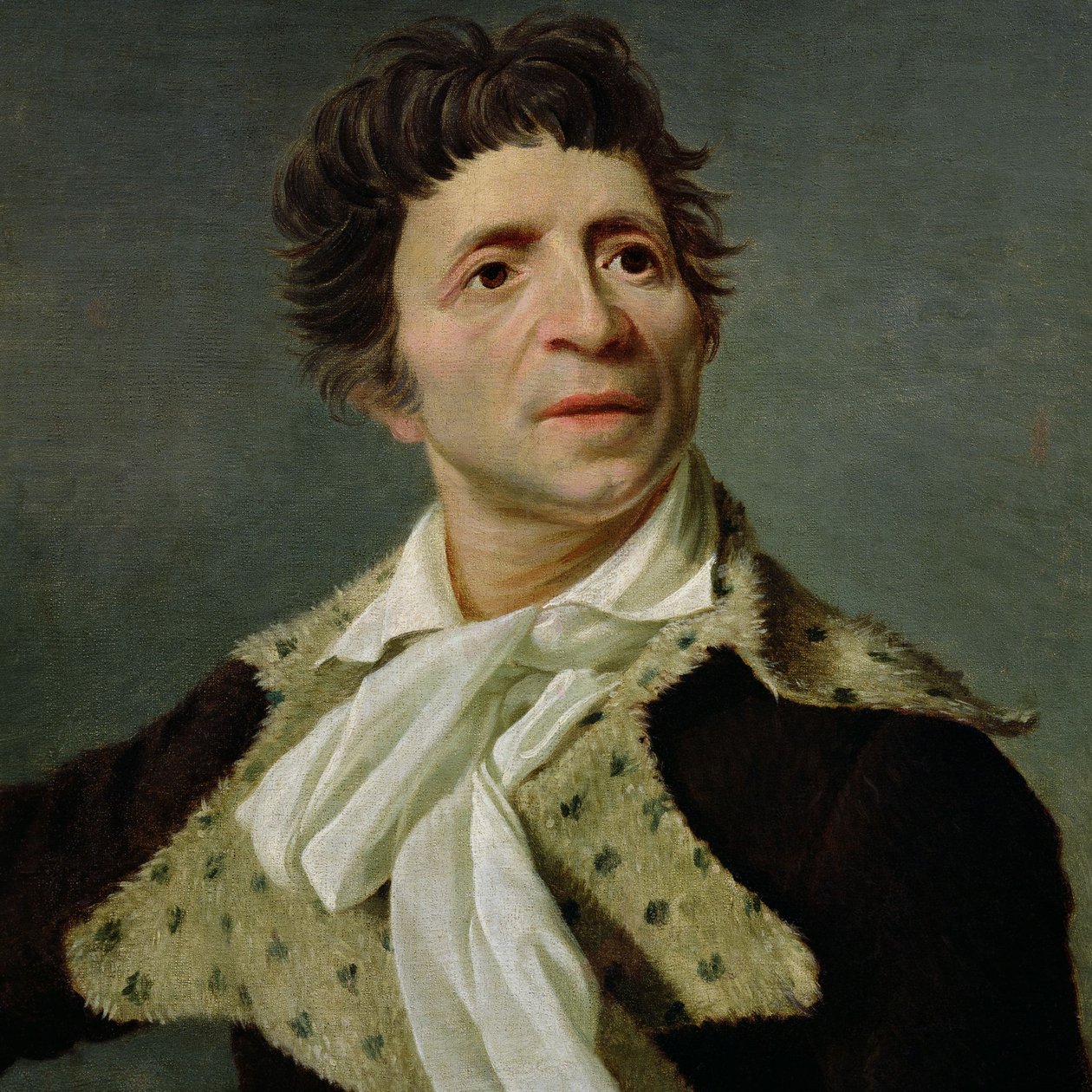 Frans: Portrait de Jean-Paul Marat (1743-1793), homme politique door Joseph Boze
