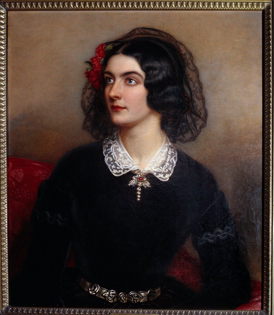 Portret van Lola Montes of Montez door Joseph Carl Stieler
