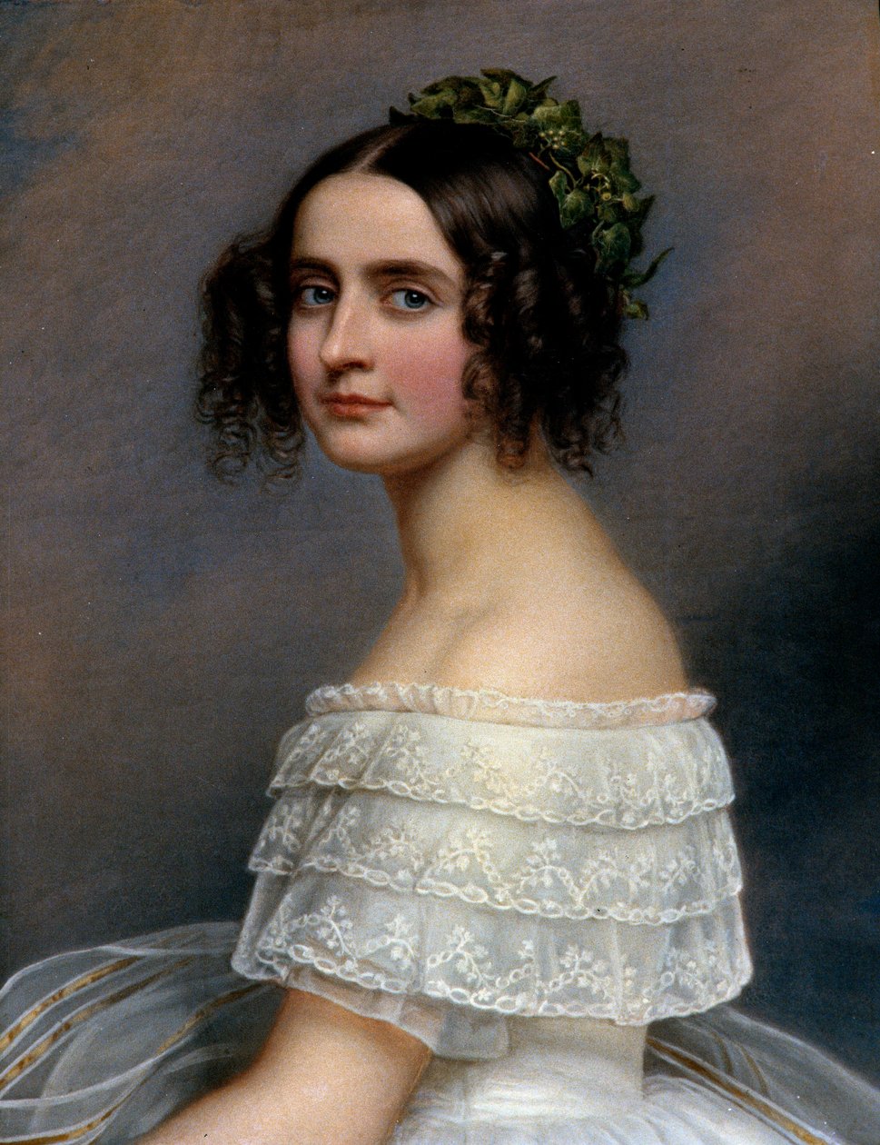 Portret van prinses Alexandra van Beieren door Joseph Carl Stieler