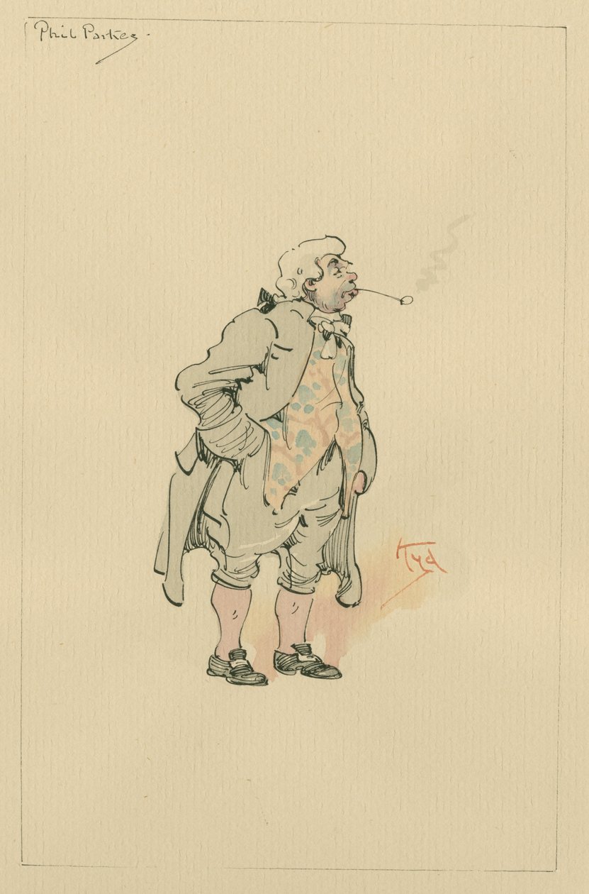 Phil Parkes, c.1920s door Joseph Clayton Clarke