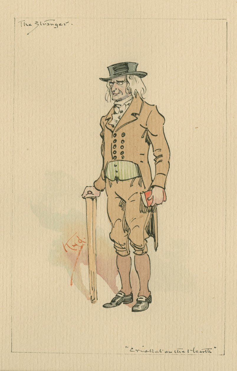 De Vreemdeling, of Edward Plummer - De Krekel bij de Haard door Joseph Clayton Clarke