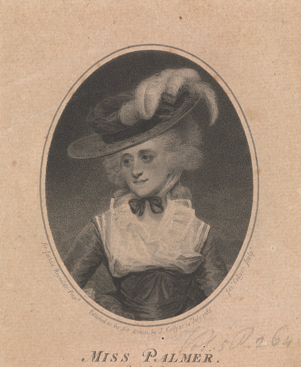 Miss Mary Palmer door Joseph Collyer