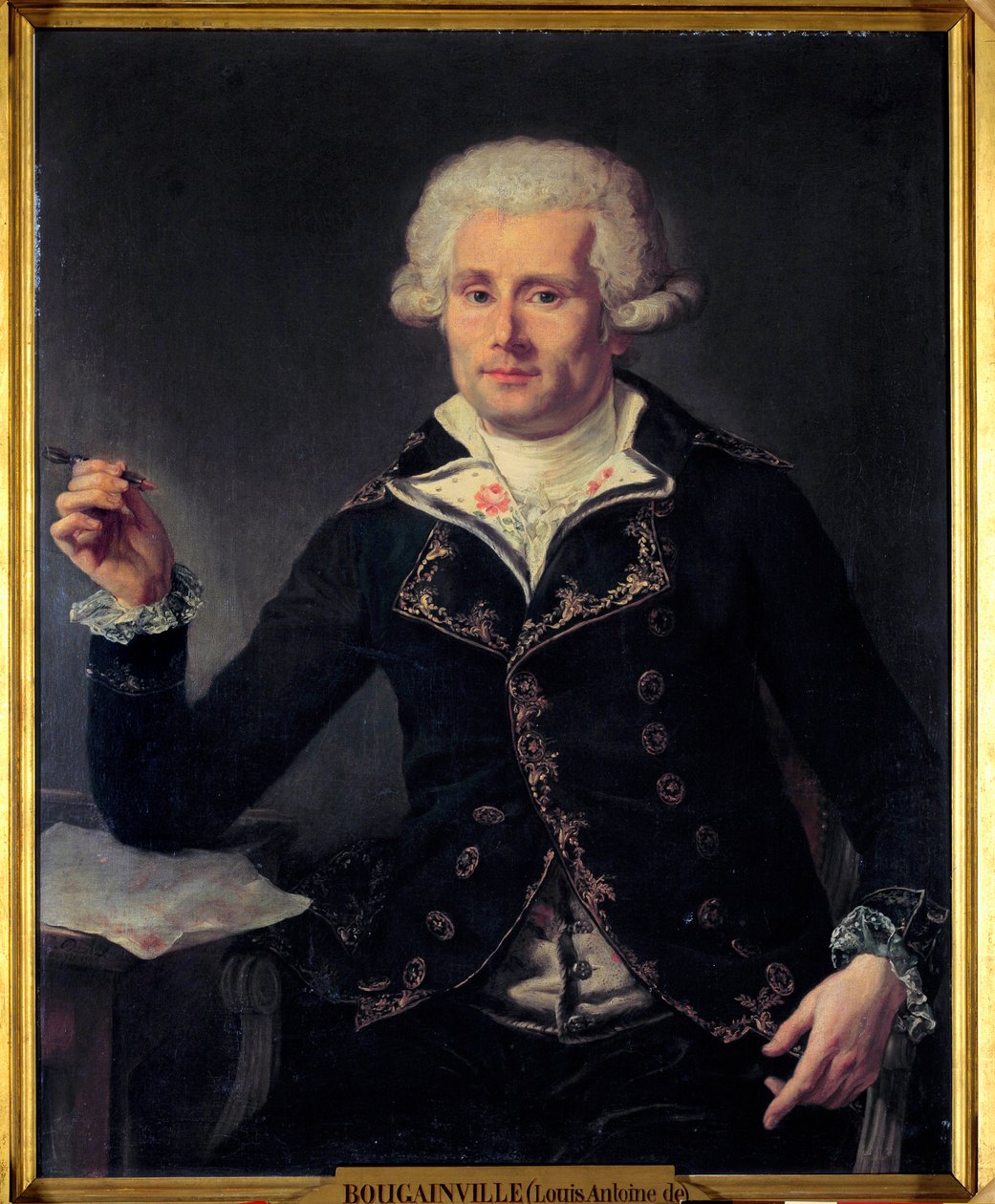 Portret van Louis Antoine, Graaf van Bougainville (1729-1811) door Joseph Ducreux