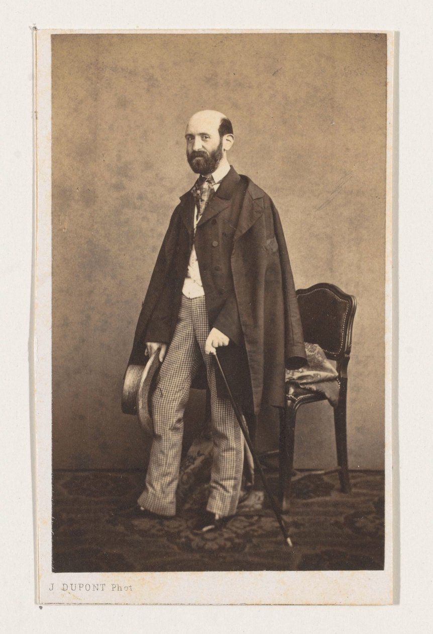 Portret van de schilder Bodin, ten voeten uit (series title) door Joseph Dupont