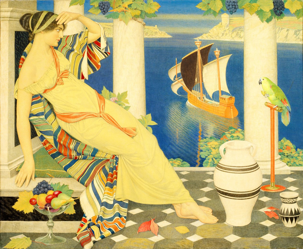 Ariadne op Naxos door Joseph Edward Southall