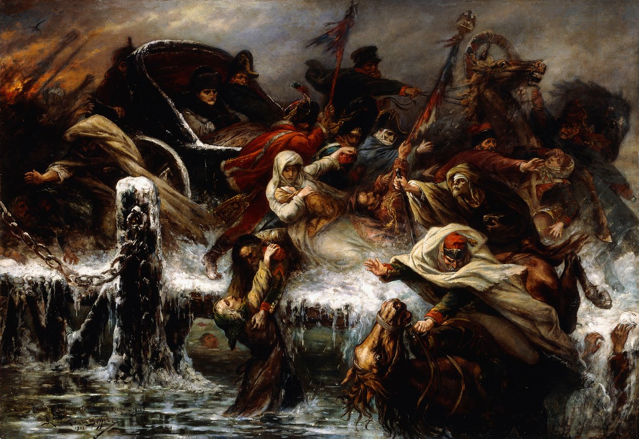 Laat de keizer voorbij!, 1901 door Joseph Emanuel Van Den Bussche