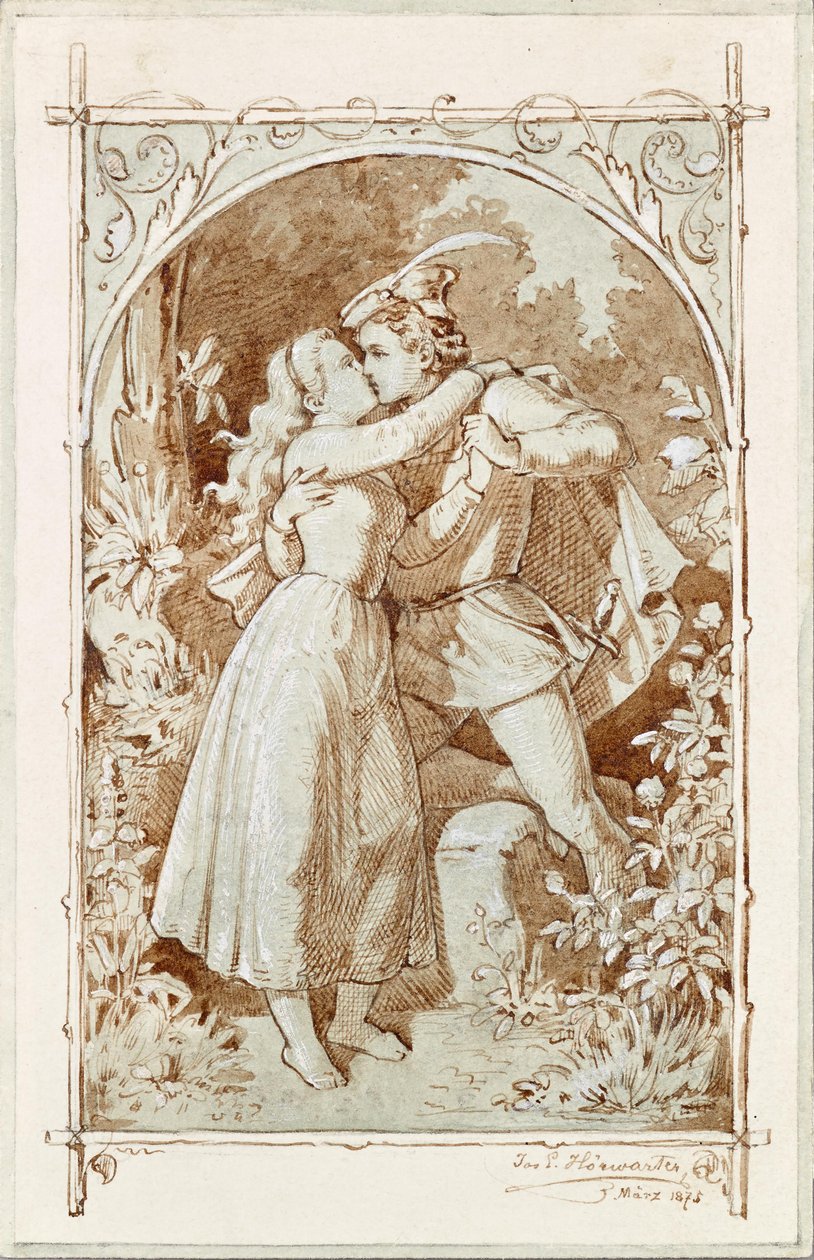 De kus door Joseph Eugen Hörwarter