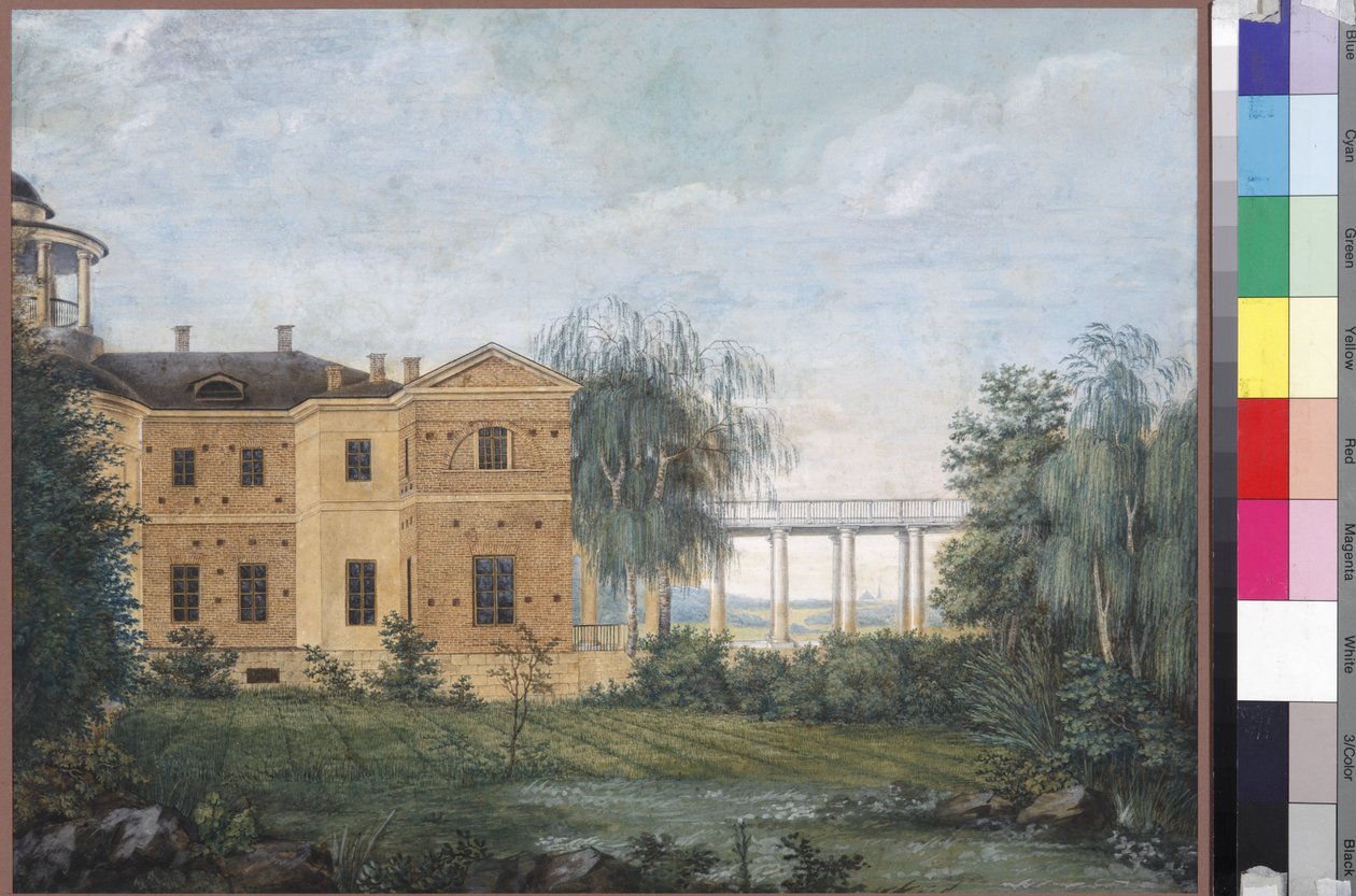 Het Ostafyevo-landgoed door Vivien de Chateaubrun, Joseph Eustache door Joseph Eustache Vivien de Chateaubrun