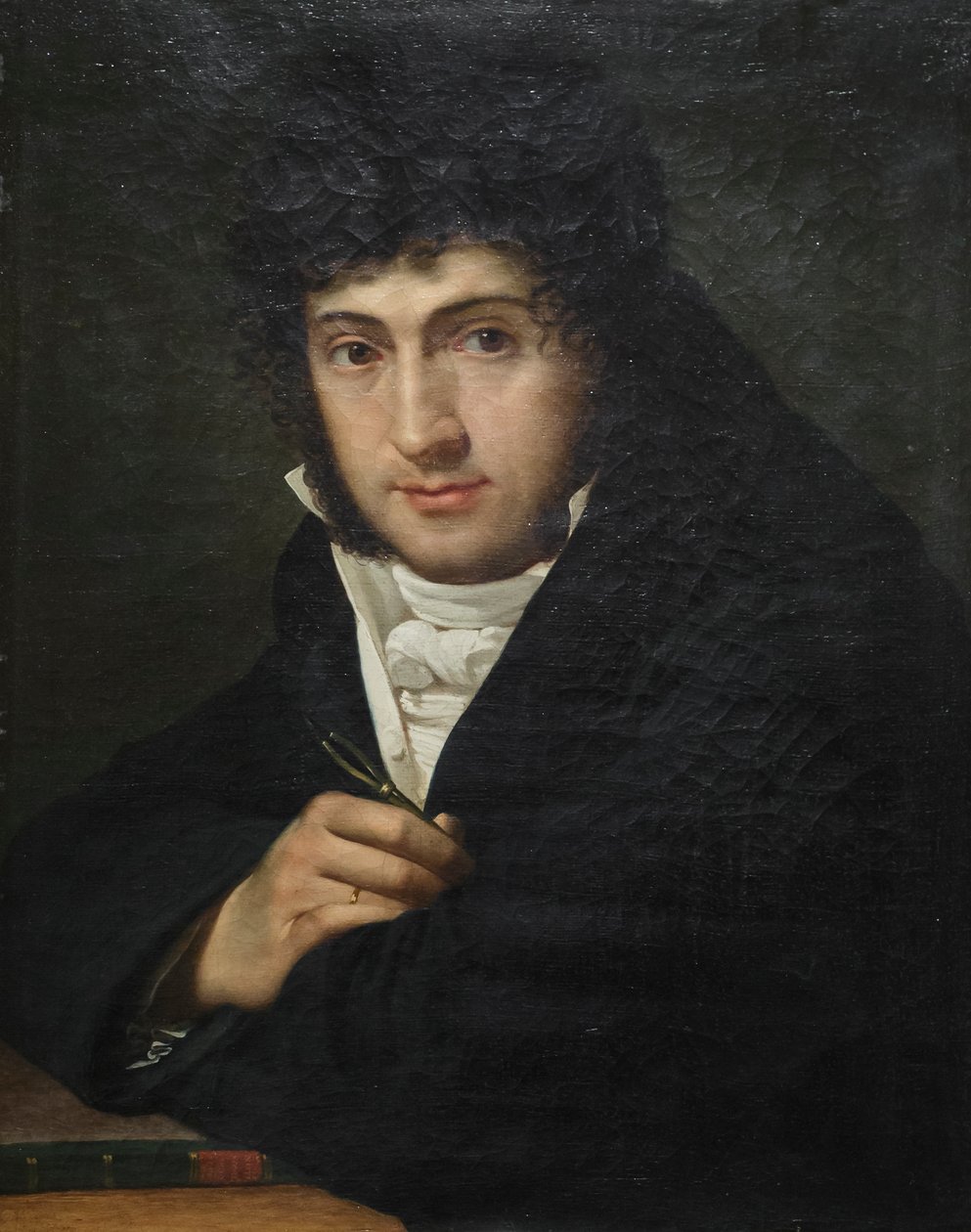 Portret van Pelagio Palagi, Joseph François Ducq door Joseph François Ducq