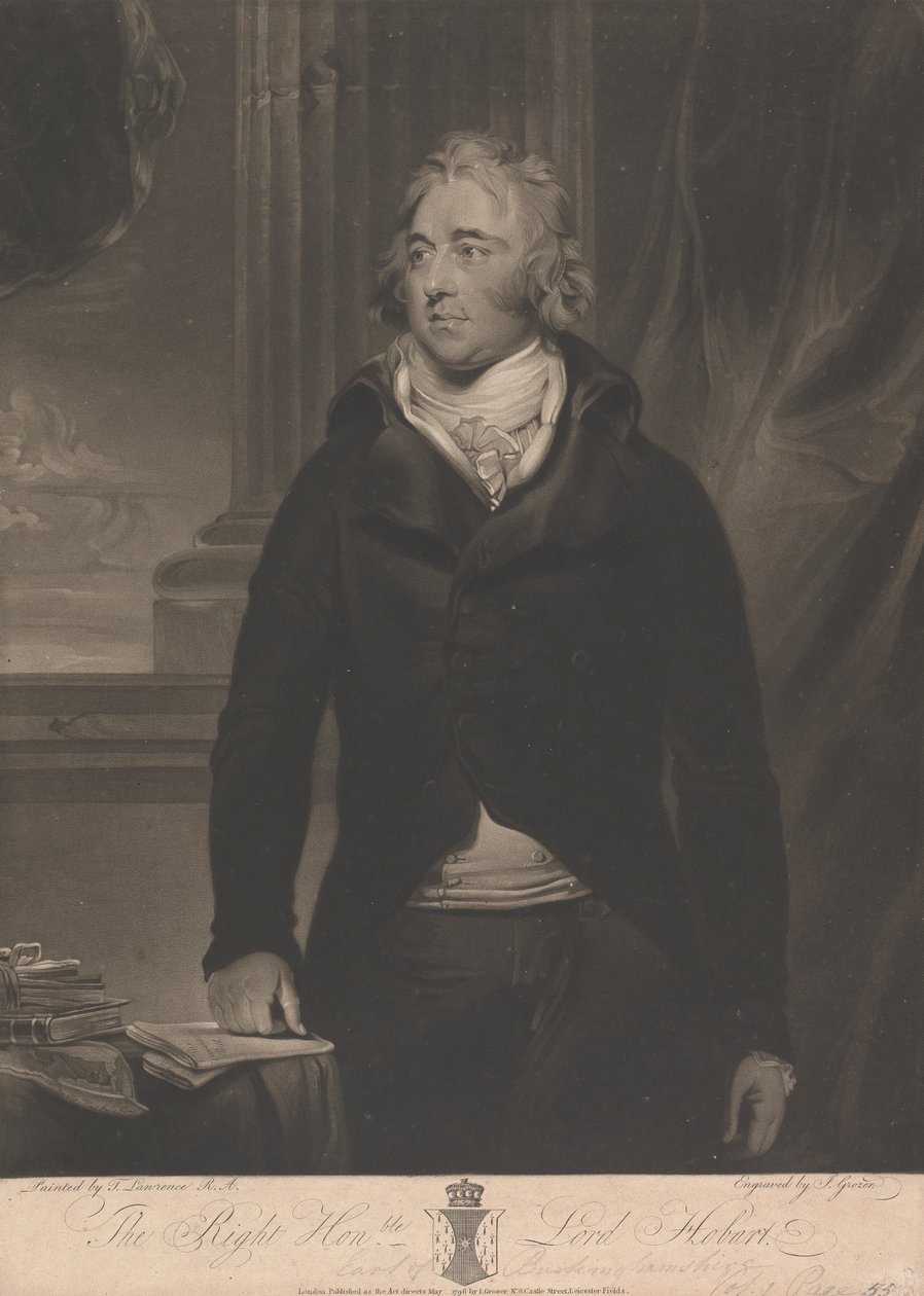 Lord Robert Hobart, 4e Graaf van Buckinghamshire door Joseph Grozer