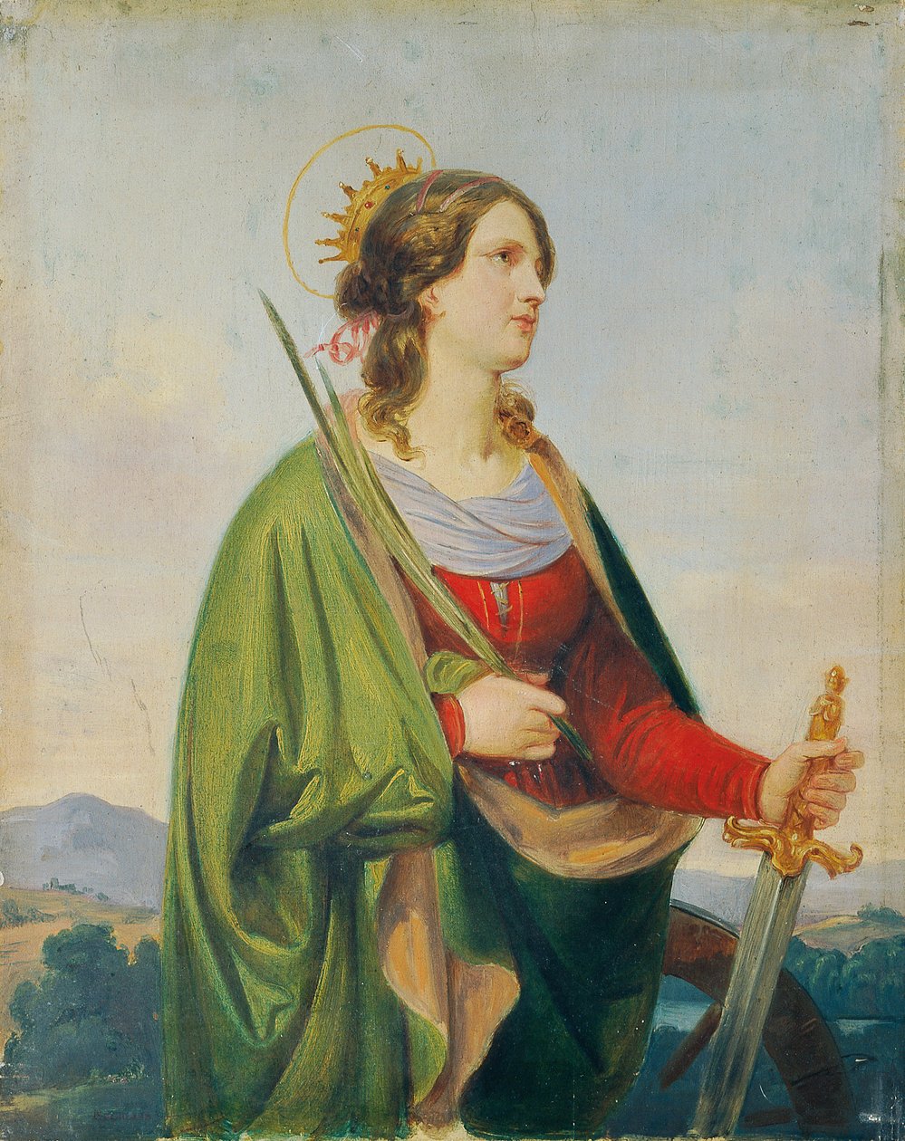 Heilige Catharina door Joseph Hasslwander
